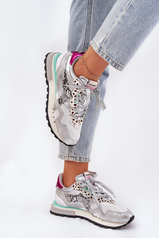  modeļa apavi sporta apavi  D.Franklin DFSH378006 Sudraba krāsas