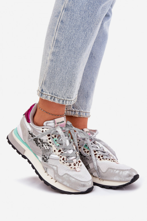  modeļa apavi sporta apavi  D.Franklin DFSH378006 Sudraba krāsas