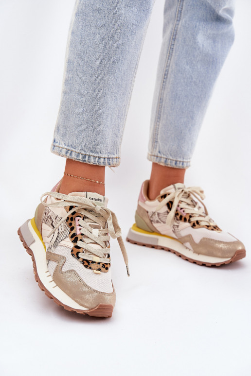  modeļa apavi sporta apavi  D.Franklin DFSH378006 Zelta krāsas