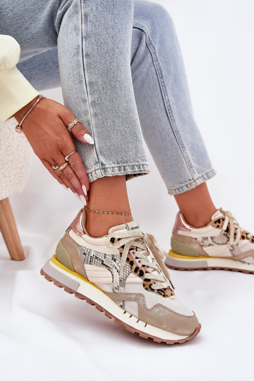  modeļa apavi sporta apavi  D.Franklin DFSH378006 Zelta krāsas