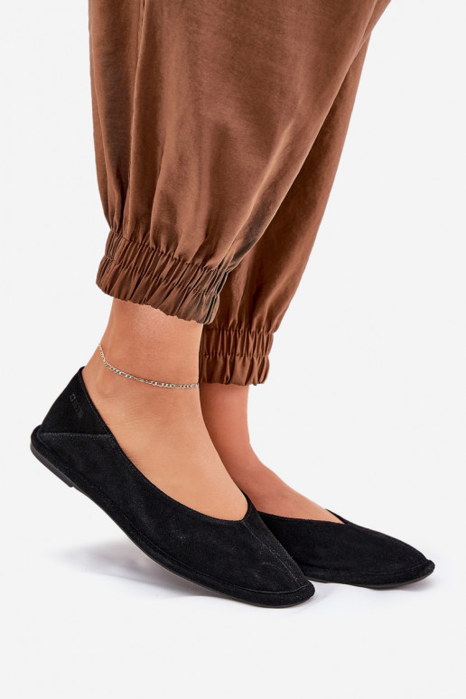 Zamšādas balerīnas  Big Star RR274080 Melns Zamšādas balerīnas  Big Star RR274080 Melns