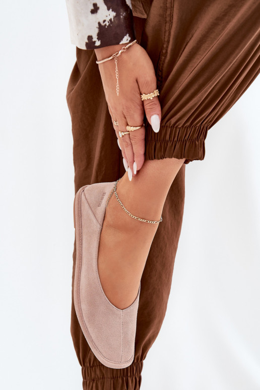 Zamšādas balerīnas  Big Star RR274081 Rozā krāsas Zamšādas balerīnas  Big Star RR274081 Rozā krāsas