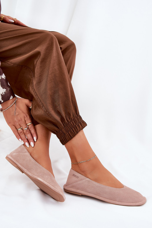 Zamšādas balerīnas  Big Star RR274081 Rozā krāsas Zamšādas balerīnas  Big Star RR274081 Rozā krāsas