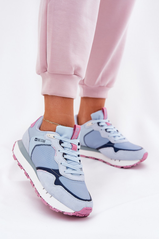 zamšādas  sporta apavi  Big Star RR274236 HI-POLY SYSTEM Zilas krāsas