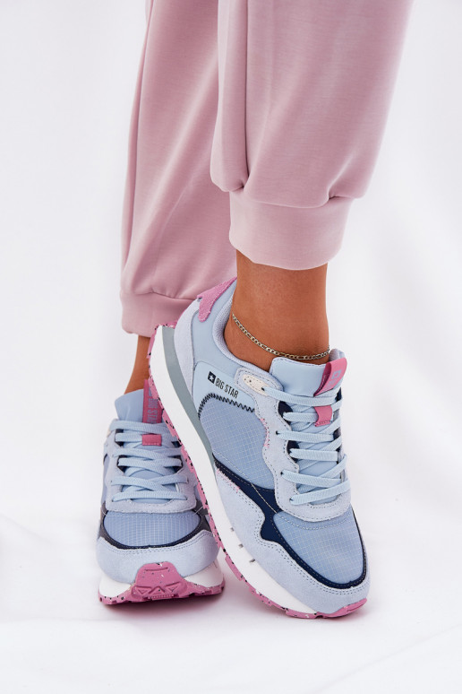 zamšādas  sporta apavi  Big Star RR274236 HI-POLY SYSTEM Zilas krāsas