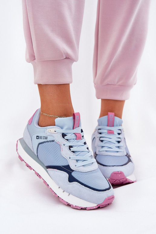 zamšādas  sporta apavi  Big Star RR274236 HI-POLY SYSTEM Zilas krāsas