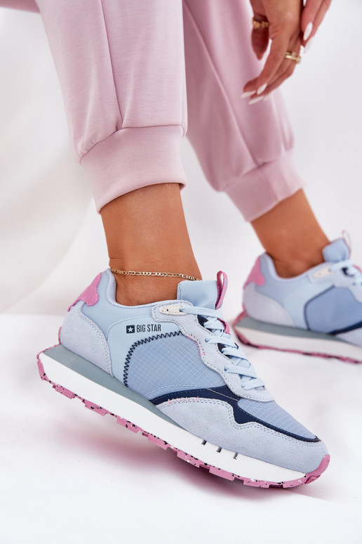 zamšādas  sporta apavi  Big Star RR274236 HI-POLY SYSTEM Zilas krāsas