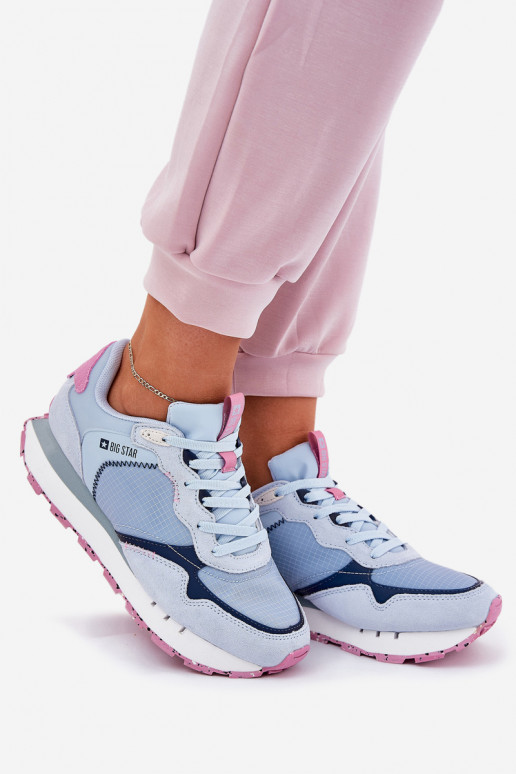 zamšādas  sporta apavi  Big Star RR274236 HI-POLY SYSTEM Zilas krāsas