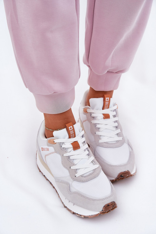 zamšādas  sporta apavi  Big Star RR274235 HI-POLY SYSTEM smilšu krāsas