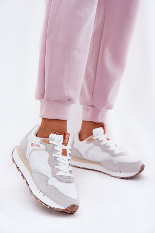 zamšādas  sporta apavi  Big Star RR274235 HI-POLY SYSTEM smilšu krāsas