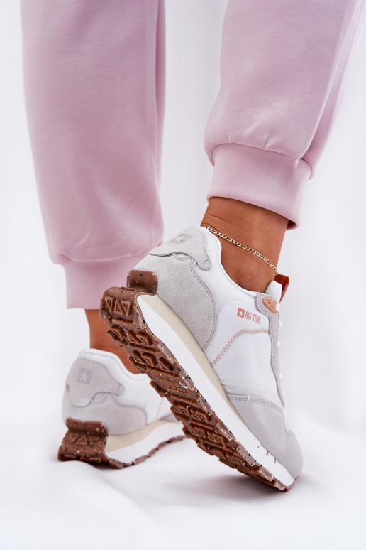 zamšādas  sporta apavi  Big Star RR274235 HI-POLY SYSTEM smilšu krāsas