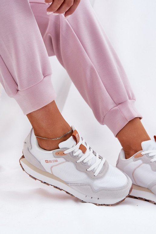 zamšādas  sporta apavi  Big Star RR274235 HI-POLY SYSTEM smilšu krāsas