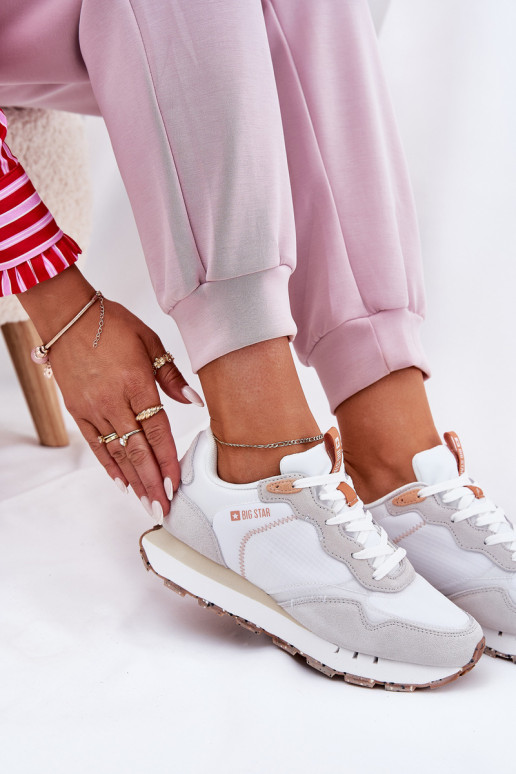 zamšādas  sporta apavi  Big Star RR274235 HI-POLY SYSTEM smilšu krāsas