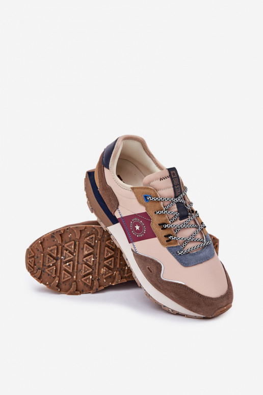 zamšādas  modeļa apavi  ar platformu Big Star RR174475 Hi-Poly System smilšu krāsas zamšādas  modeļa apavi  ar platformu Big Star RR174475 Hi-Poly System smilšu krāsas