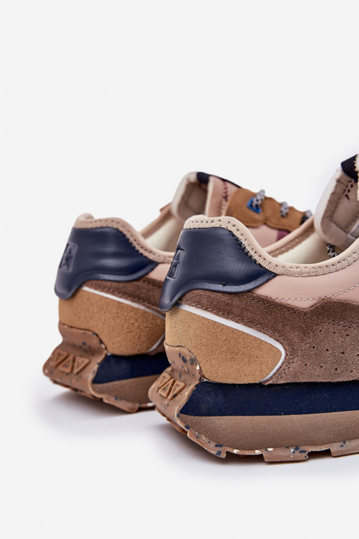 zamšādas  modeļa apavi  ar platformu Big Star RR174475 Hi-Poly System smilšu krāsas zamšādas  modeļa apavi  ar platformu Big Star RR174475 Hi-Poly System smilšu krāsas