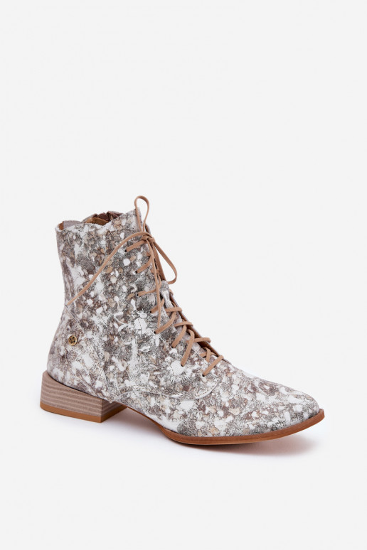    Sieviešu puszābaki ar platiem papēžiem  06391-25 smilšu krāsas