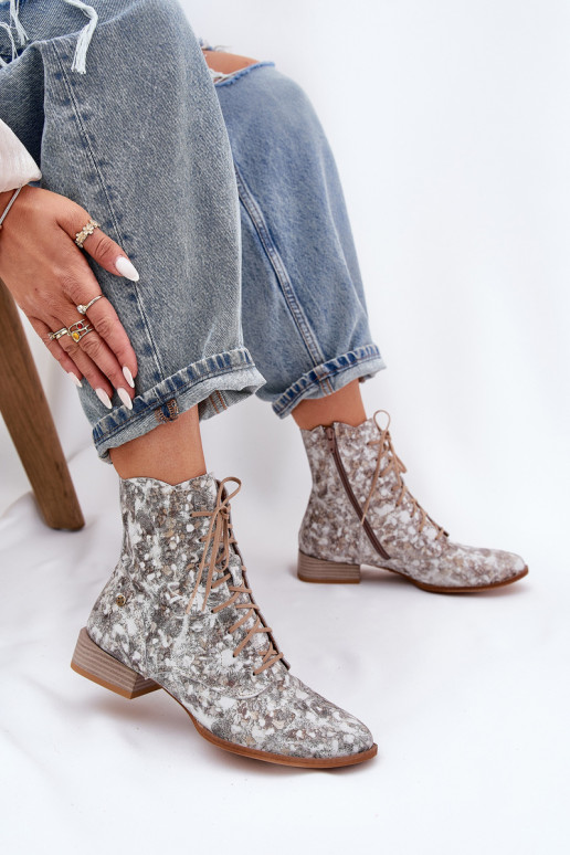    Sieviešu puszābaki ar platiem papēžiem  06391-25 smilšu krāsas