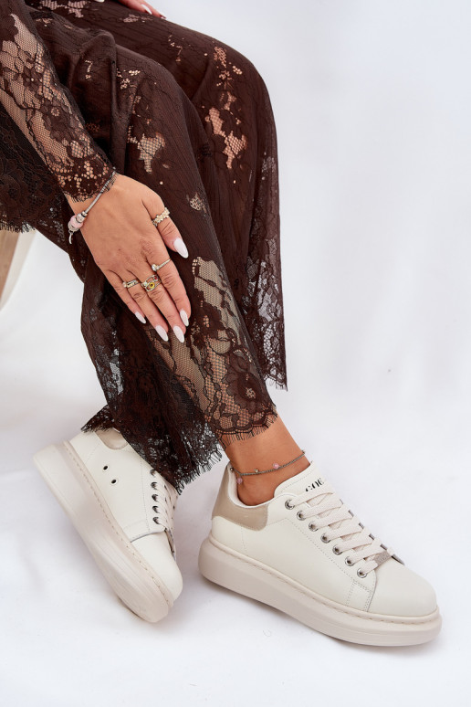    modeļa apavi  ar platformu GOE RR2N4004 smilšu krāsas