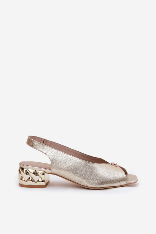 Eleganta stila Sieviešu basenes CheBello 4724 Zelta krāsas   Eleganta stila Sieviešu basenes CheBello 4724 Zelta krāsas