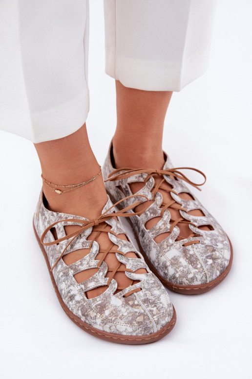 Balerīnas   06835-25/00-1 Zelta krāsas Balerīnas   06835-25/00-1 Zelta krāsas