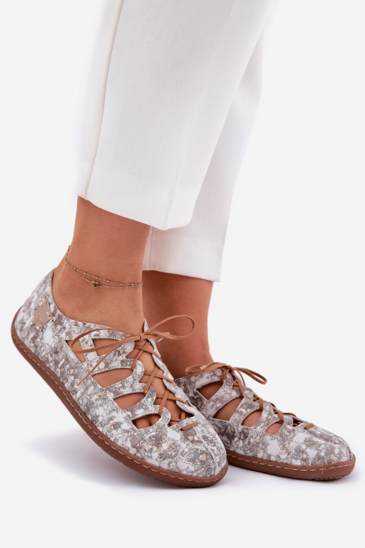 Balerīnas   06835-25/00-1 Zelta krāsas Balerīnas   06835-25/00-1 Zelta krāsas