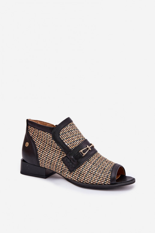 sieviešu zābaki  Z Odkrytymi Palcami  06934-39/00-1 -smilšu krāsas