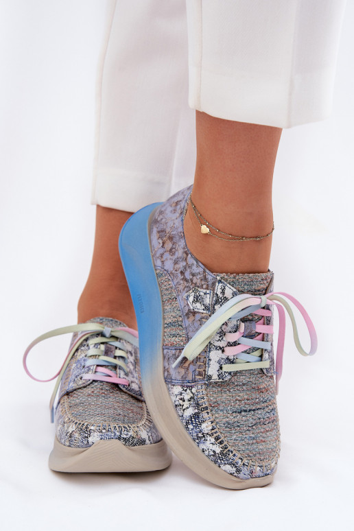 apavi  modeļa apavi  ar platformu  06776A-06 Zilas krāsas   apavi  modeļa apavi  ar platformu  06776A-06 Zilas krāsas