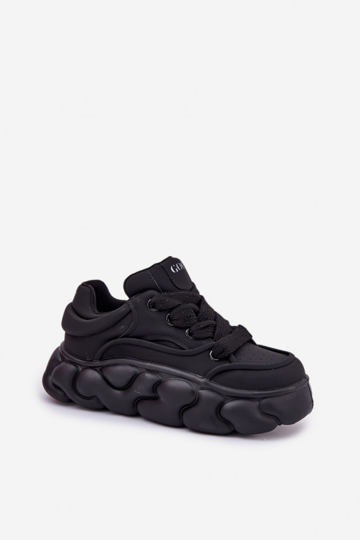    modeļa apavi  ar platformu GOE RR2N4044 Melns