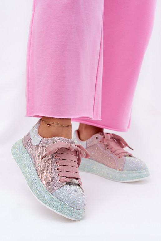 Dekorētas  modeļa apavi ar platformu GOE RR2N4009 Dažādu krāsu