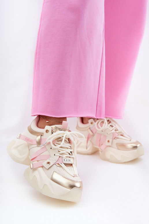    modeļa apavi   GOE RR2N4031 smilšu krāsas