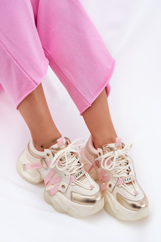    modeļa apavi   GOE RR2N4031 smilšu krāsas