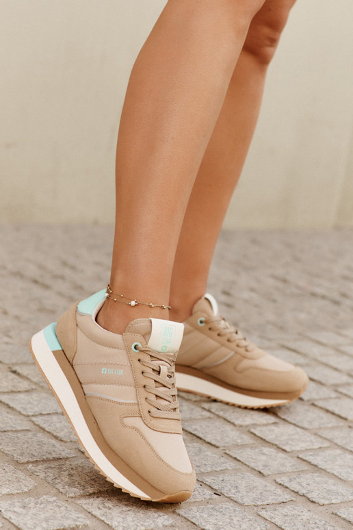 zamšādas  modeļa apavi  Big Star RR274A048 HI-POLY SYSTEM smilšu krāsas