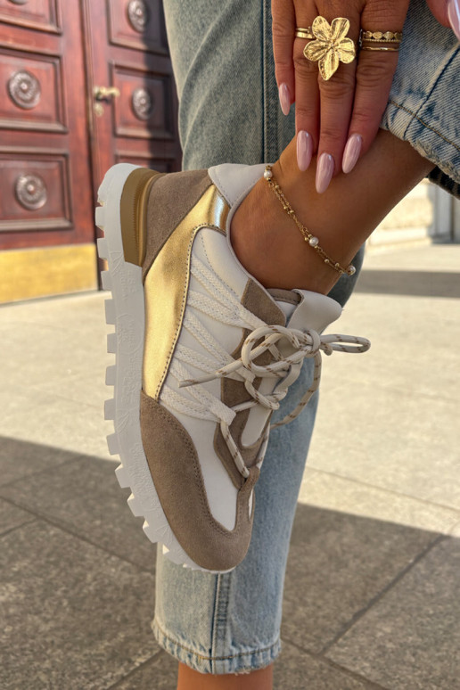 apavi  modeļa apavi  Artiker 56C1738 smilšu krāsas-Zelta krāsas   apavi  modeļa apavi  Artiker 56C1738 smilšu krāsas-Zelta krāsas