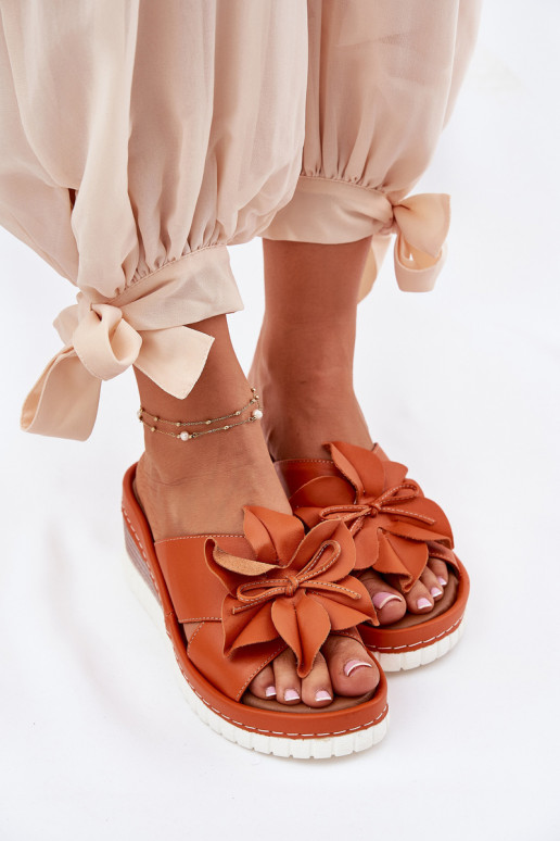 Čibas no dabīgas ādas     Artiker 52C0505 oranžas krāsas Čibas no dabīgas ādas     Artiker 52C0505 oranžas krāsas