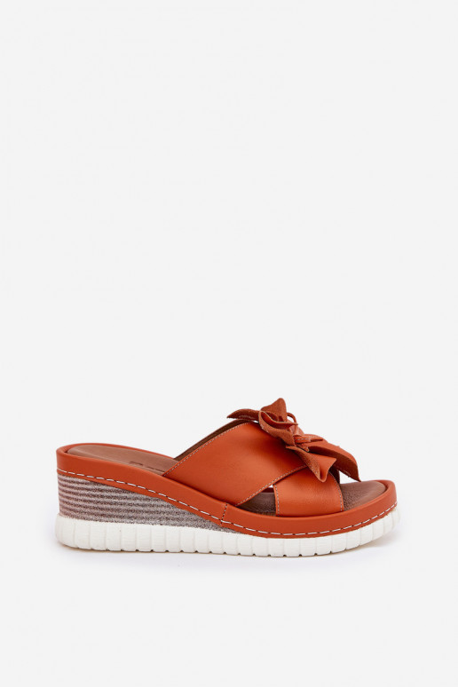 Čibas no dabīgas ādas     Artiker 52C0505 oranžas krāsas Čibas no dabīgas ādas     Artiker 52C0505 oranžas krāsas