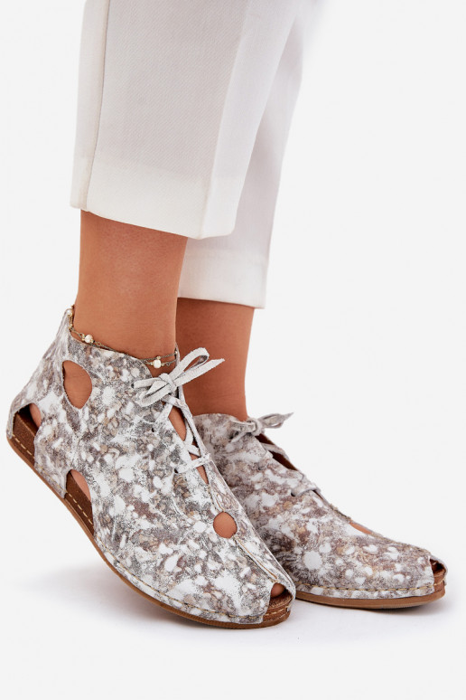  sieviešu zābaki  03426-46 Baltas-smilšu krāsas