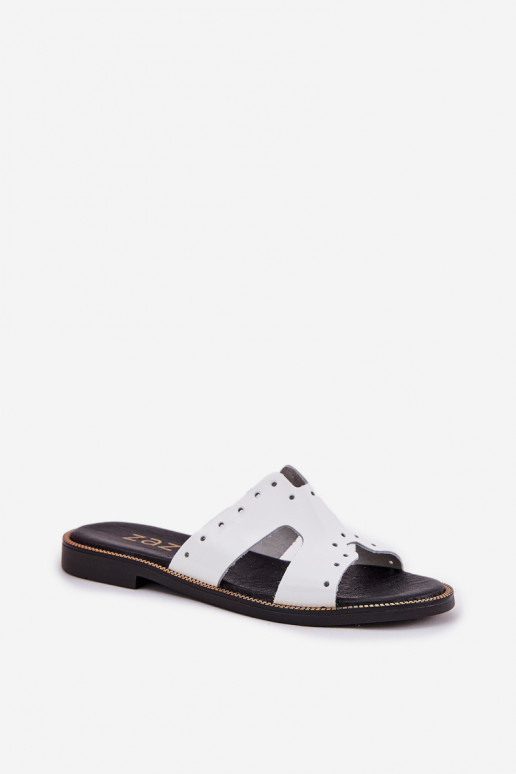 Zazoo 40326 Laque  Čības  baltas krāsas Zazoo 40326 Laque  Čības  baltas krāsas