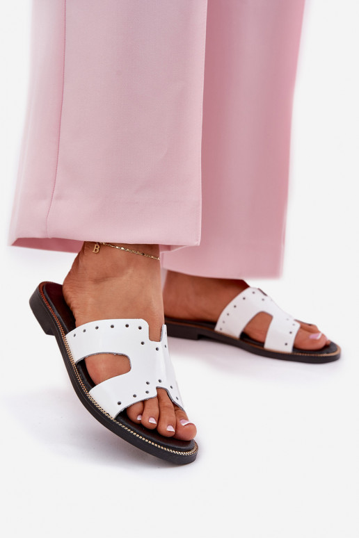 Zazoo 40326 Laque  Čības  baltas krāsas Zazoo 40326 Laque  Čības  baltas krāsas