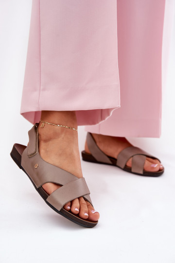 Sieviešu basenes  ar lipīgām aizdarēm Zazoo 40141 smilšu krāsas