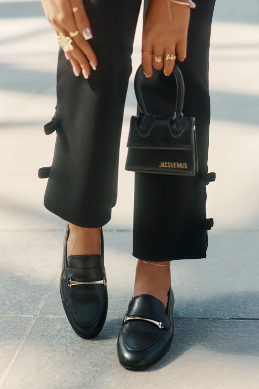 apavi sieviešu mokasīni  K6809-01 Melns   apavi sieviešu mokasīni  K6809-01 Melns