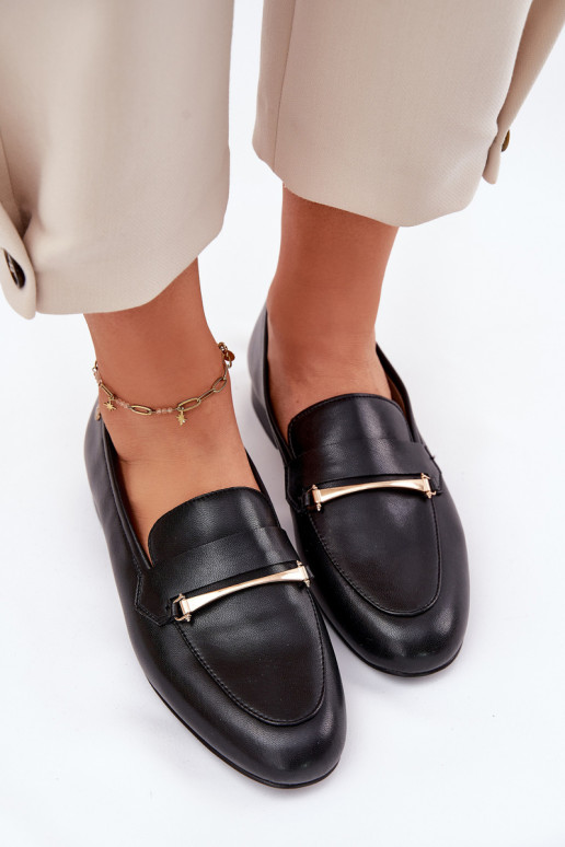 apavi sieviešu mokasīni  K6809-01 Melns   apavi sieviešu mokasīni  K6809-01 Melns