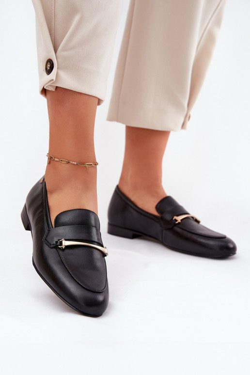 apavi sieviešu mokasīni  K6809-01 Melns   apavi sieviešu mokasīni  K6809-01 Melns