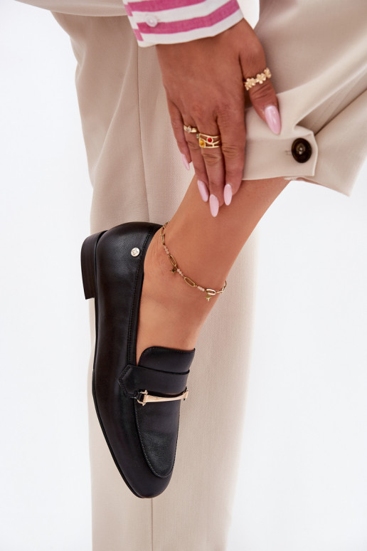 apavi sieviešu mokasīni  K6809-01 Melns   apavi sieviešu mokasīni  K6809-01 Melns