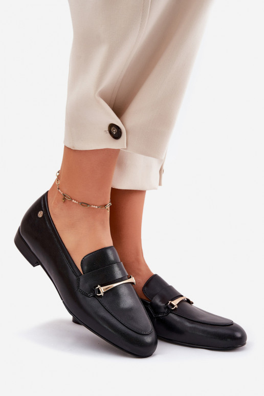 apavi sieviešu mokasīni  K6809-01 Melns   apavi sieviešu mokasīni  K6809-01 Melns