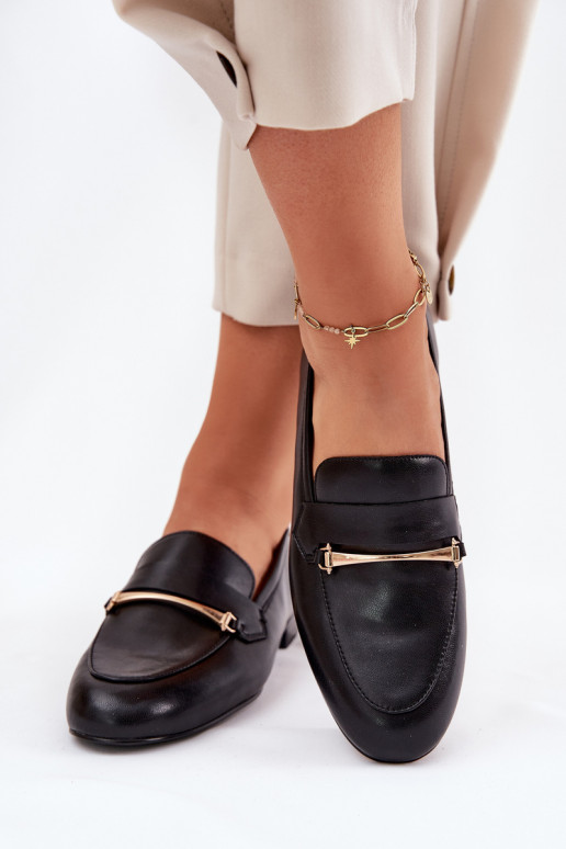 apavi sieviešu mokasīni  K6809-01 Melns   apavi sieviešu mokasīni  K6809-01 Melns