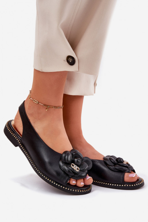 līdzenas zoles basenes ar ornamentiem CheBello 4642 Melns   līdzenas zoles basenes ar ornamentiem CheBello 4642 Melns