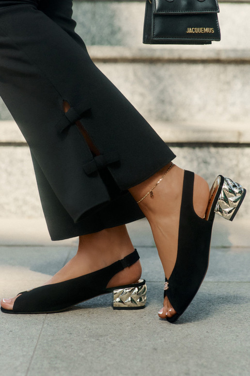 zamšādas Eleganta stila Sieviešu basenes CheBello 4724 Melns zamšādas Eleganta stila Sieviešu basenes CheBello 4724 Melns