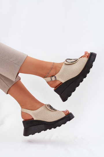 Sieviešu basenes    ar ornamentiem Artiker 56C0111 smilšu krāsas