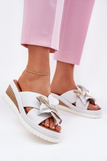 Čibas no dabīgas ādas     Artiker 52C0537 baltas krāsas