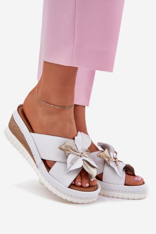 Čibas no dabīgas ādas     Artiker 52C0537 baltas krāsas